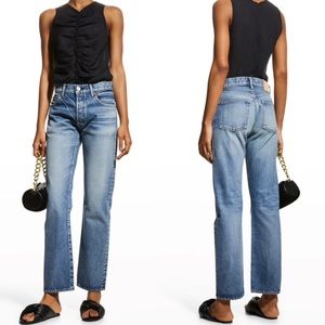 Moussy Vintage Jeans Women’s MV Boothbay Straight Fit Blue Size 30 025EAC11-1280
